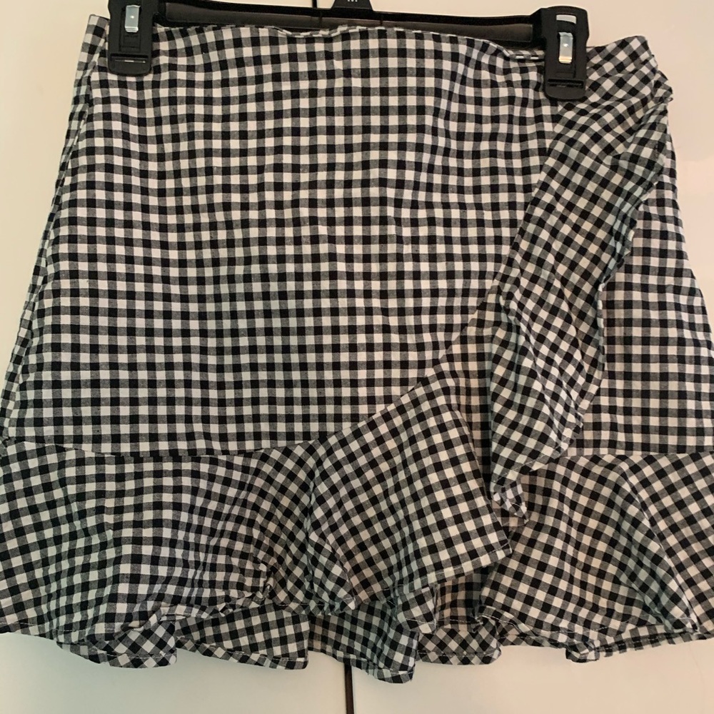 Gingham skirt